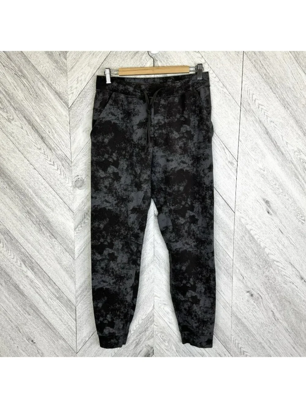 Lululemon Pants City Sweat Joggers Mens Medium Gray Graphite Camo Sweatpants